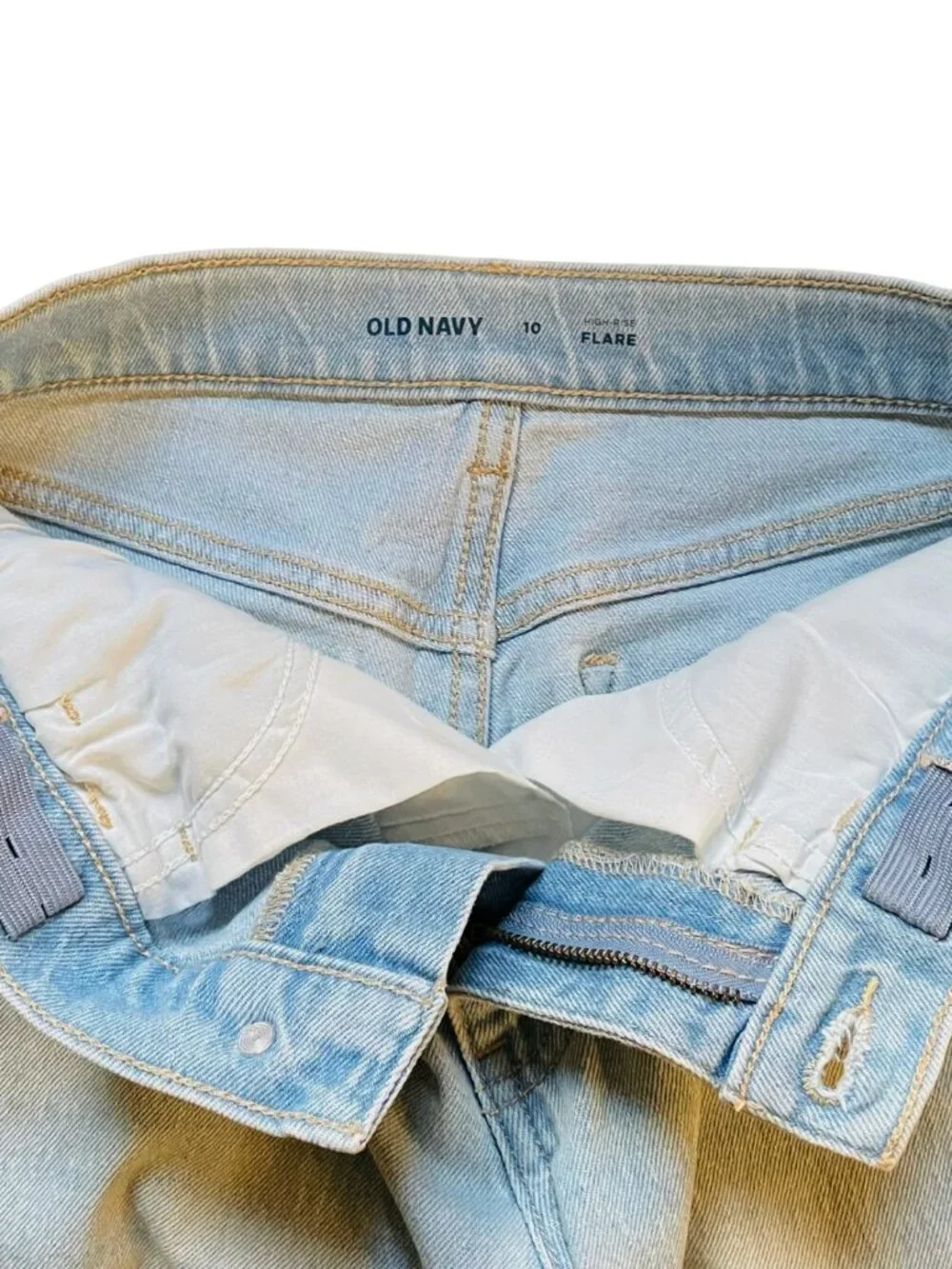 Girls Size 10 Jeans Bundle Old Navy Flare Rockstar Jeggings 3 Pair